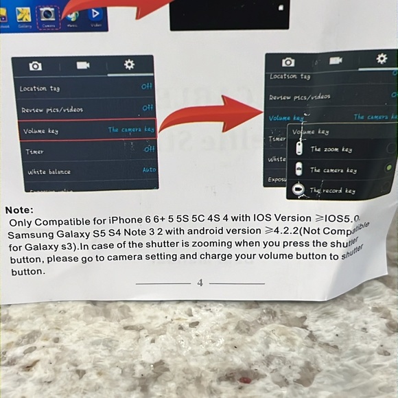 🆕IPOW WIRELESS MOBILE PHONE MONOPOD for iPhone 6 6+ 5 5S 5C 4S 4 - Picture 3 of 3